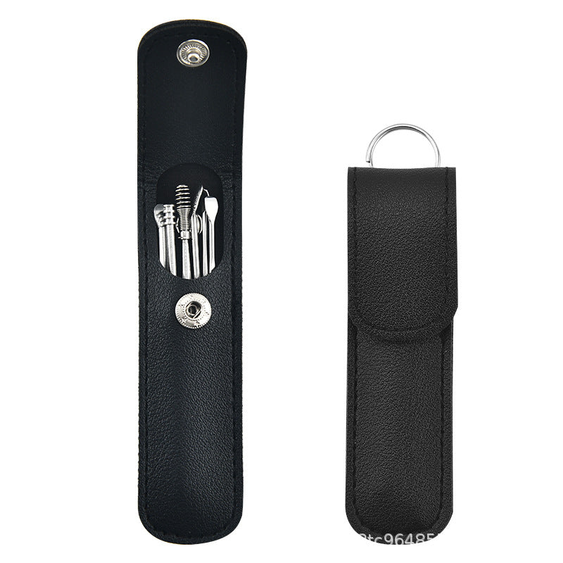 6-in-1 Stainless Steel Ear Wax Cleaner Set - Effectively Remove Ear Wax with Comfortable Ear Picks