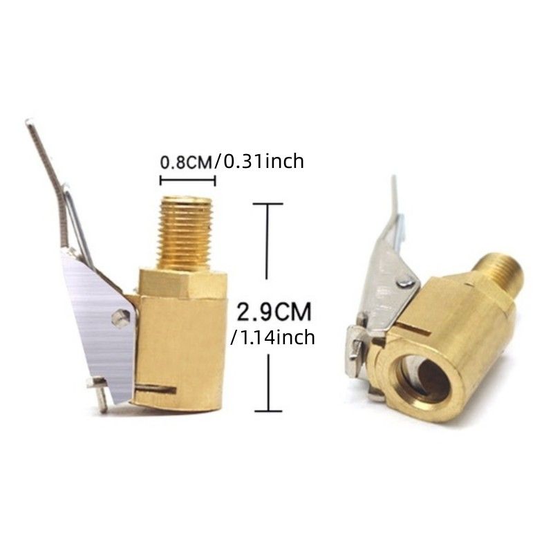 [Quick Air Pump Fill Head] Automotive Inflatable Pump Connector, Quick Air Pump Fill Head, Press-on Nozzle