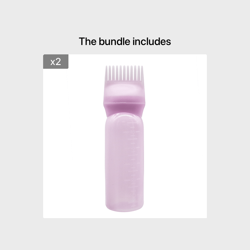 1pc Plastic Dry Cleaning Bottle For Hair Dyeing And Washing Bottle With Graded Thickening Hair Dyeing Bottle For Hair Dyeing Cream Bottle For Perm