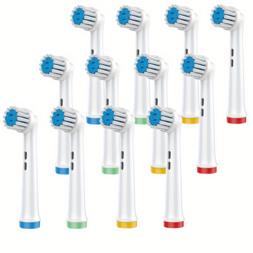 Replacement Toothbrush Heads Compatible With Oral-B, Electric Toothbrush Heads Brush Heads Suitable For Oral B Replacement Heads Refill Pro 500/1000/1500/3000/3757/5000/7000/7500/8000